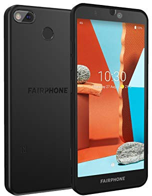 Fairphone 3+ Dual-SIM 4GB/64GB Black Android 10.0 Smartphone, FP3+, Schwarz