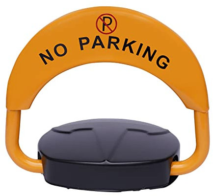SABUIDDS Barrière de parking avec télécommande - Verrouillage de stationnement pliable - Disque de stationnement intelligent automatique à 180 ° - Antivol de stationnement télécommandé étanche pour