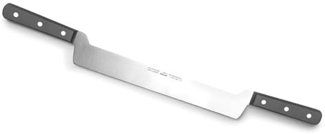 LACOR - 39100 - Coltello Formaggio, Coltello da Formaggio, Coltello Taglia Formaggio Classico, Lama Dritta e Angolata, Acciaio Inox, Manico Ergonomico, 30 cm