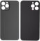 Back Glass Replacement for iPhone 12 Pro Max with, Big Hole Rear Back Cover Glass Replacement All Carriers (Graphite)