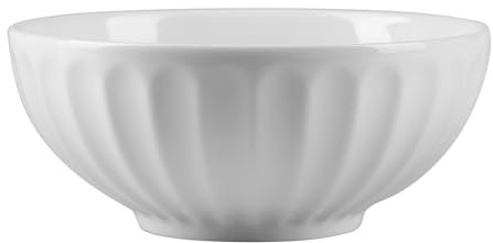 GENEVIEVE LETHU 535987 - Cuenco (porcelana blanca, 56 cl, 14,5 cm, altura 6 cm)