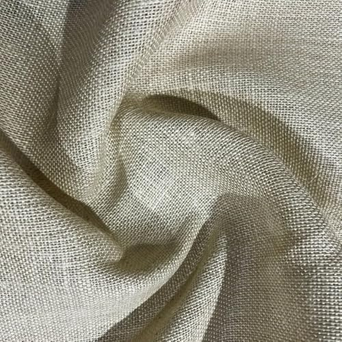 EU Fabrics Hessian Burlap Fabric | Breathable Jute Material for Crafts and Garden | Ideal for Decorations, Bag Making and Sewing | Hessian Fabric by the Metre (Cream, Cut by the metre)
