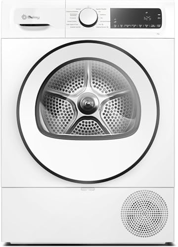 Balay - Secadora con Bomba de Calor, 9 kg, Silenciosa, Programa Rápido, Menos plancha, blanco, 3SB090BE