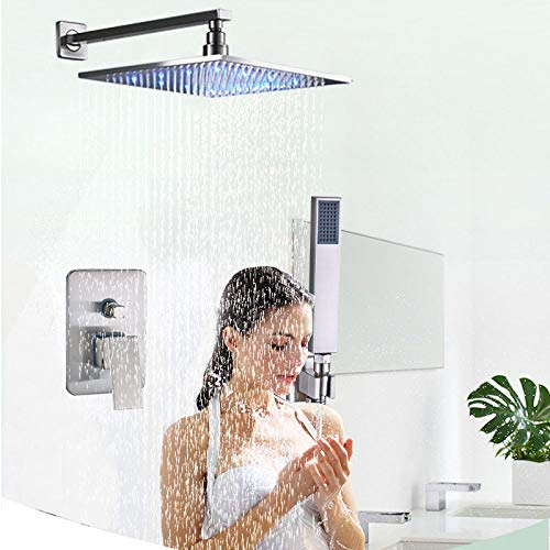 CPYGMXI de Ducha LED LED BAJO DE NAVIO DUCHO DUCHO Juego