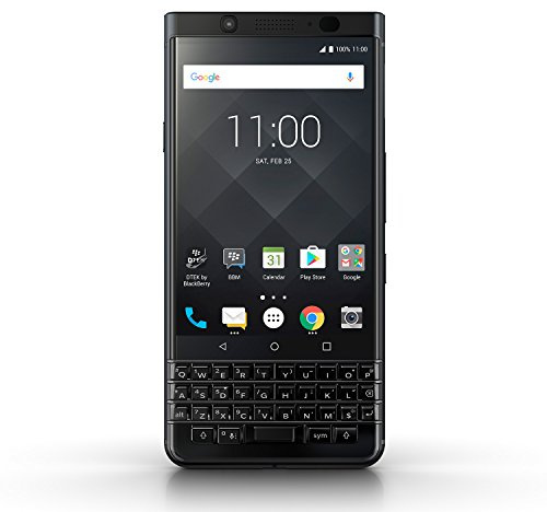 BlackBerry KEYone Business Smartphone (QWERTY),(64GB interner Speicher, 4GB RAM, LTE, 12MP Kamera, 11,43 cm (4,5 Zoll IPS LCD Display)) schwarz