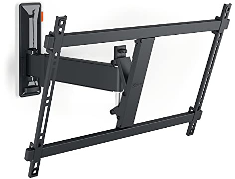 Vogel's Comfort TVM 3625 Schwenkbare TV-Wandhalterung für 40-77 Zoll Fernseher, Max. 35 kg, Schwenkbar bis zu 120°, Full-Motion TV Halterung max. VESA 600x400, Universelle Kompatibilität