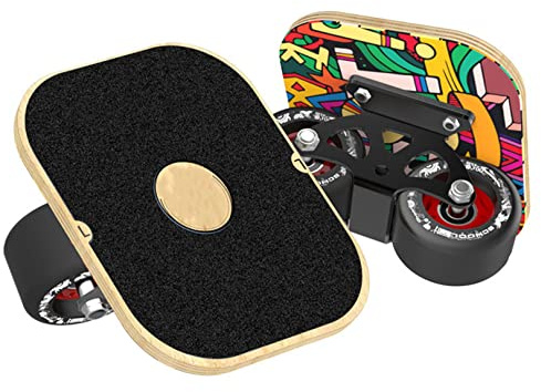 SYCARPET Maple Drift Board Free Skate Skateboard Diviso con Graffiti Colorati e Cuscinetti di Fascia Alta per Adulti Principianti