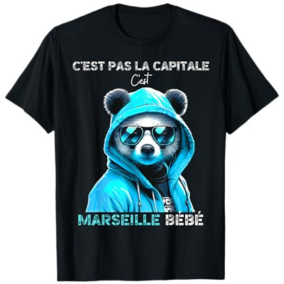 C'est Pas la Capitale C'est Marseille bébé Marseille Fan T-Shirt