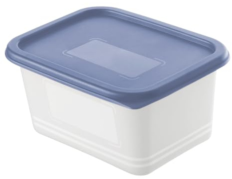 Rotho Gefrierdosen-Set Domino 4 x 0,75 L blau Frischhaltedose Kühlschrankdose