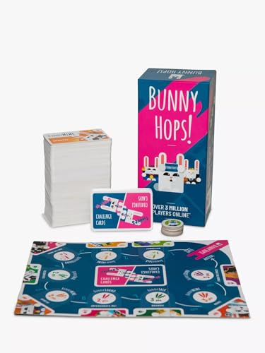 Smith & Barker Bunny Hops! – Jeu De Société Amusant pour La Famille & Les Amis, 4-16 Joueurs, Édition Anglaise, Jeu De Devinettes & De Mimes pour Adultes & Enfants, Âges 10+
