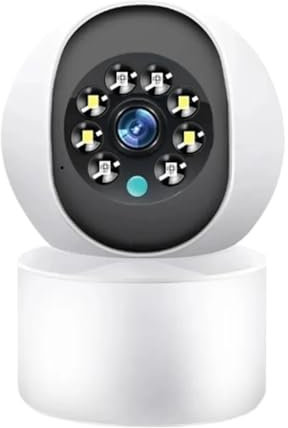 Videocamera Sorveglianza, Telecamera PTZ da 3 MP Sicurezza domestica a 360° Tracciamento automatico Rilevamento umano Telecamera IP wireless audio bidirezionale Baby Monitor(3MP Camera Add 32G)