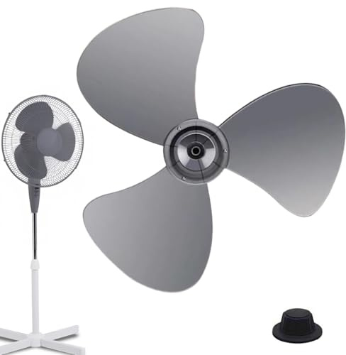 Reemplazo De Hoja Para Ventilador De Suelo - Aspa para Ventilador de Habitación | Pieza de 40 cm para Soplador con Tapa de Tuerca para Diferentes Espacios como Taller Dormitorio Sala de Estar Aula