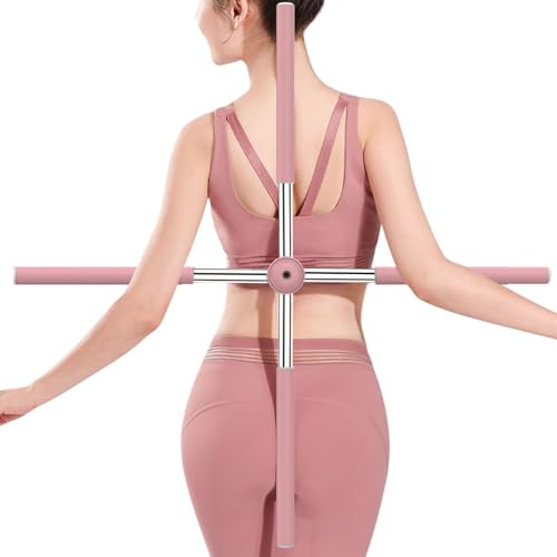 Stretching Yoga Stick - Fitness Training Bar, Flexibility Balance Tool | Lightweight Durable Equipment Supporting Body Alignment Mobility Workout For Home Gym Studio Fitness Class Physical therapyy