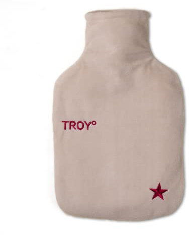 TROY – die sichere Wärmflasche – 2x so lange warm – schneller auf Wohlfühltemperatur – wird nicht zu heiß – TV-Bekannt aus VOX-Gründer-Show „Höhle der Löwen“ (Classic: champagner-beere)