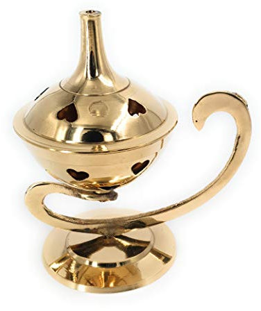 Valmoni Sport Incensario de Bronce con Asa Botafumeiro Quemador de Incienso Conos 10 X 11 Copa