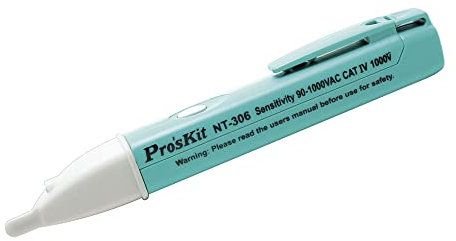 DETECTOR TENSIÓN SIN CONTACTO Y BUSCAPOLOS CATIV 1000V TESNT306 PROSKIT