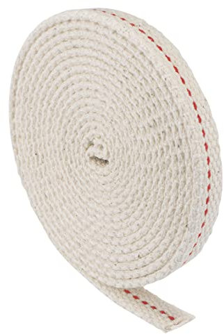 QUARKZMAN 10mm Aceite Lámpara Mecha x 1uds 2 Metro Algodón Linterna Mecha para Aceite Lámparas y Aceite Quemador