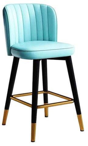 Nordic Velvet Drehbarer Barstuhl mit ergonomischem Design und 250 kg Tragkraft