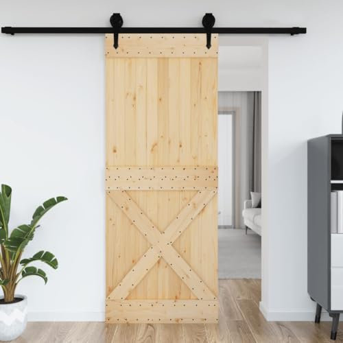 Tür NARVIK 90x210 cm Massivholz Kiefer,jiangboyue-154445