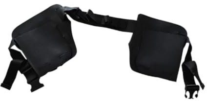 Qianly Cintura per Birra Borsa per Appesa Alla Vita per Bottiglia Cintura per Fondina per Birra per Il Campeggio, Nero