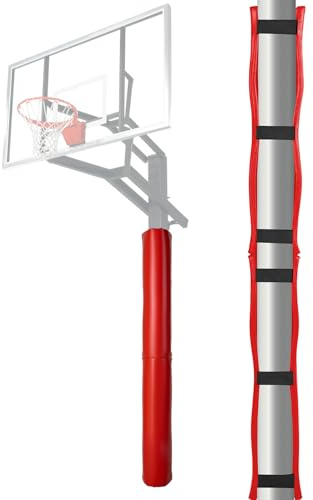 VEVOR Basketball Pole Pad, 71 inch Tall and 1.2 inch Thick Heavy Duty Wrap Around Pole Padding, Fits 2-6.3 Round & 4.5x4.5 inch Square Pole, All-weather Waterproof Protective Pad for Basement Garage