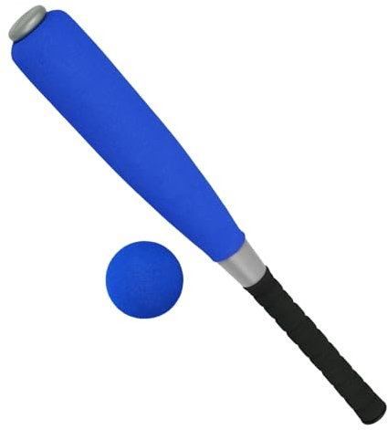 PENIKOKO 1Satz Baseball Trainingsset für Kleinkinder Blauer Schläger mit Schaumstoffball Tragbares Outdoor Sportspiel für Koordination und Teamfähigkeit