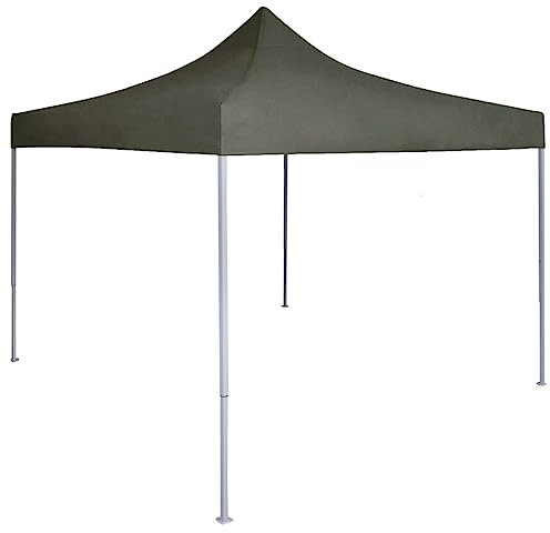 Professionellt hopfällbart festtält 2 x 2 m stål antracit