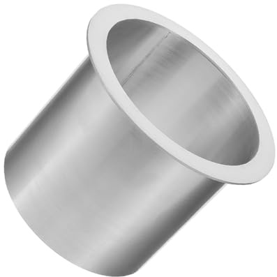 DECORNIJIA Cubo Basura Empotrable Acero Inoxidable Redondo Encimera J-170A