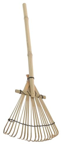 Veemoon Râteau à Sable en Bambou 18×53,5 Cm – Mini Râteau Japonerie pour Jardin Zen Outil de Dessin sur Sable Décoration Zen de Table de Jardin Miniature Micro-paysages