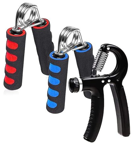 BETOY Hand Grip Strengthener+poignées de Musculation,exerciseur de Doigts, tendeur de Doigts, Anneau et poignée, Pinces de Musculation efficaces pour muscler Les Avant-Bras,renforcer Poignée