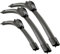 Trades-Best Front- und Heckscheibenwischer Set für Fiesta V | Fusion - 2001-2012