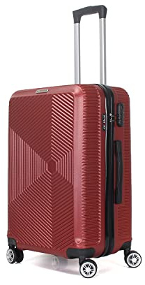 TROLLEY ADC - Valise Moyenne Soute 65x41x26 cm - Rigide, Légère 3 Kg - 65 litres - 4 Doubles Roues Silencieuses - Maniable, Pratique et Étanche