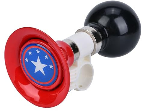 BuyWeek Bocina Bicicleta Infantil, Timbre de Bicicleta Portátil para Niños, Timbre de Advertencia para Manillar de Bicicleta, Accesorios Bicicleta para Niños y Niñas (Rojo)