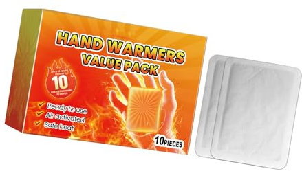 ZEPFJHE 10 calcomanías cálidas para bebés, calcomanías cálidas para el cuerpo, calcomanías de calor para manos, pies, cintura, abdomen, calentadores corporales, almohadilla térmica para placer