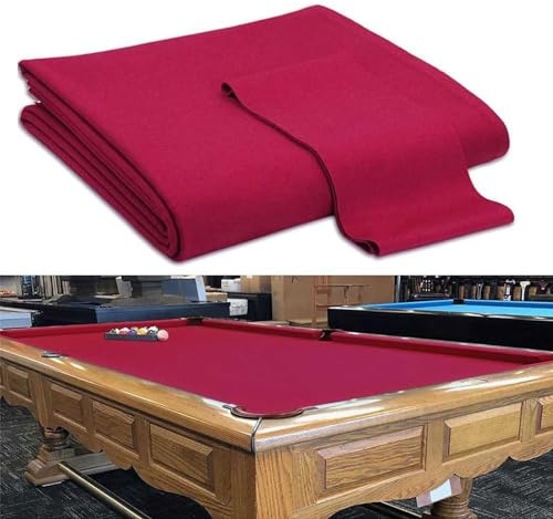 Biljardduk biljardbord filt ersättningskit – premium hållbart skydd för snooker och biljardbord med bonus bottenduk