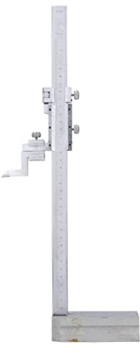 Eminchu Vernier Höjdmätare, Noggrann Linjal i Rostfritt Stål för Precisionsmätningar i Träbearbetning, 300 Mm Räckvidd, 0,02 Mm Noggrannhet