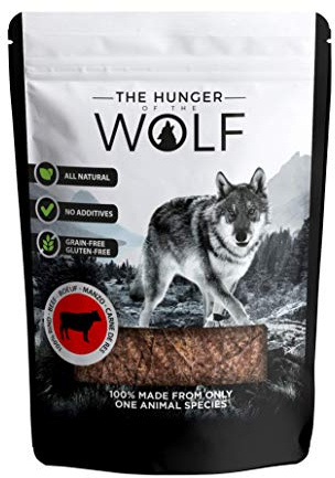 The Hunger of The Wolf Rindfleisch-Hundesnack, Rind, 0,2 kg