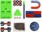 Kinder Magnete Set für Schüler Wissenschaft Lernen Magnetische Levitation Kit - Magnete für Kinder einschließlich Bar/Ring/Hufeisen/Eisen Feilen
