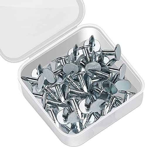 Profiwoab 100pcs chiodi clout 13 mm tetto chiodi feltro clout unghie feltro per capannoni in legno casette estive all'aperto