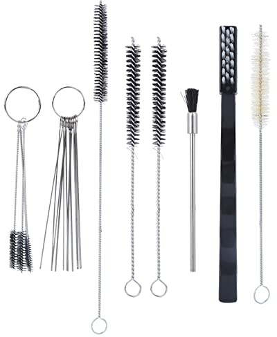 Watris Rengöringsset för Airbrush 19 Lackeringspistolstillbehör, Luftbörstrengöringsverktygssats, Bärbara Duschmunstycken