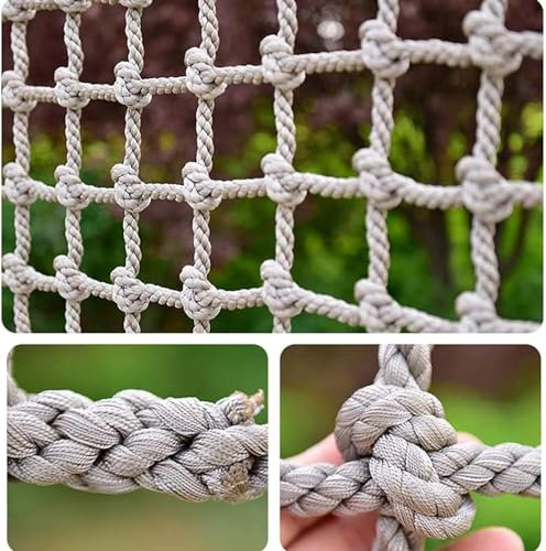MaiBuL LNENW Sicherheitskletternetz Kinderspielplatz Spielsicherheitsnetz Kletterfrachtnetz Garten Baumhaus Kletternetz Customization Safety Rope Net für Kinder (Size : 4 * 7m(12.12 * 21.21ft))