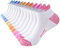 Niofind Chaussettes Basses Femme De Sport En Coton Respirantes Courtes 6 Paires - Taille 35-38/39-42 - Multicolore