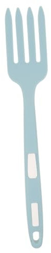 Gatuida Fourchette De Cuisine Silicone Bleu Lac Large Et Résistante Pour Pâtes Salade Et Nouilles Frites Ustensile Souple Multifonction Pour Mélange Et Cuisson