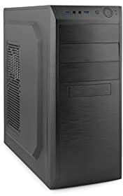 CoolBox F-750 Carcasa de Ordenador Negro - Caja de Ordenador (PC, ATX, Negro, 120 mm, 90,120 mm, 2.5,3.5,5.25)