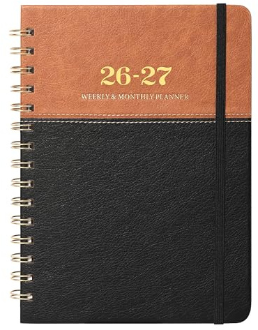 Planner 2026-2027 - Weekly Monthly Planner from July 2026 to June 2027, Calendar Planner with Inner Pocket, 6.1'' x 8.3''
