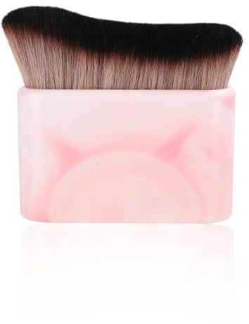 Self Brush Applicator for Foundation Body Makeup, Face and Body Sunscreen (Watercolor Pink)