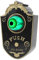 Halloween Doorbell, Halloween Door Decoration with Lightup Eyeball, Spooky Sounds, Trick or Treat Event, Haunted Doorbell for Halloween Party House Decor (P018 one-eyed doorbell