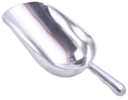 PRETYZOOM 1stück Dicke Aluminiumlegierung Eiskelle Eiswürfel Schaufel Für Dessert Süßigkeiten Bohnen Reis Und Für Partys Und Zuhause