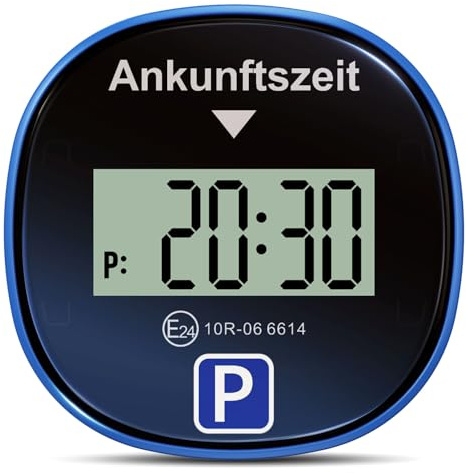 Gooofly Chrono Pro Electric Parking Disc with Authorization, Electronic Parking Disc with Authorization, Digital Parking Disc for Car, Parking Meter Clock