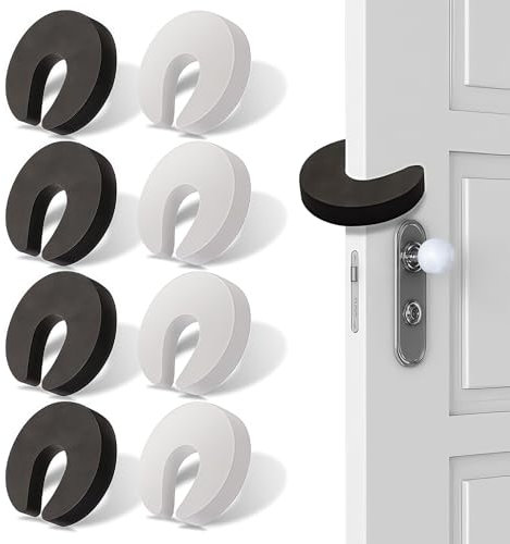 AstraGlam 8 Stück Protezione Multifunzionale per Porte, fermaporta in Schiuma per prevenire infortuni alle Dita, fermaporta per finestre Durante l'areazione, fermaporta